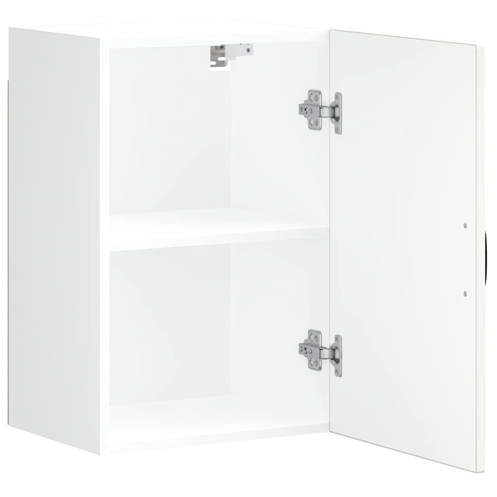 vidaXL Armario de pared de cocina Lucca blanca de alto brillo