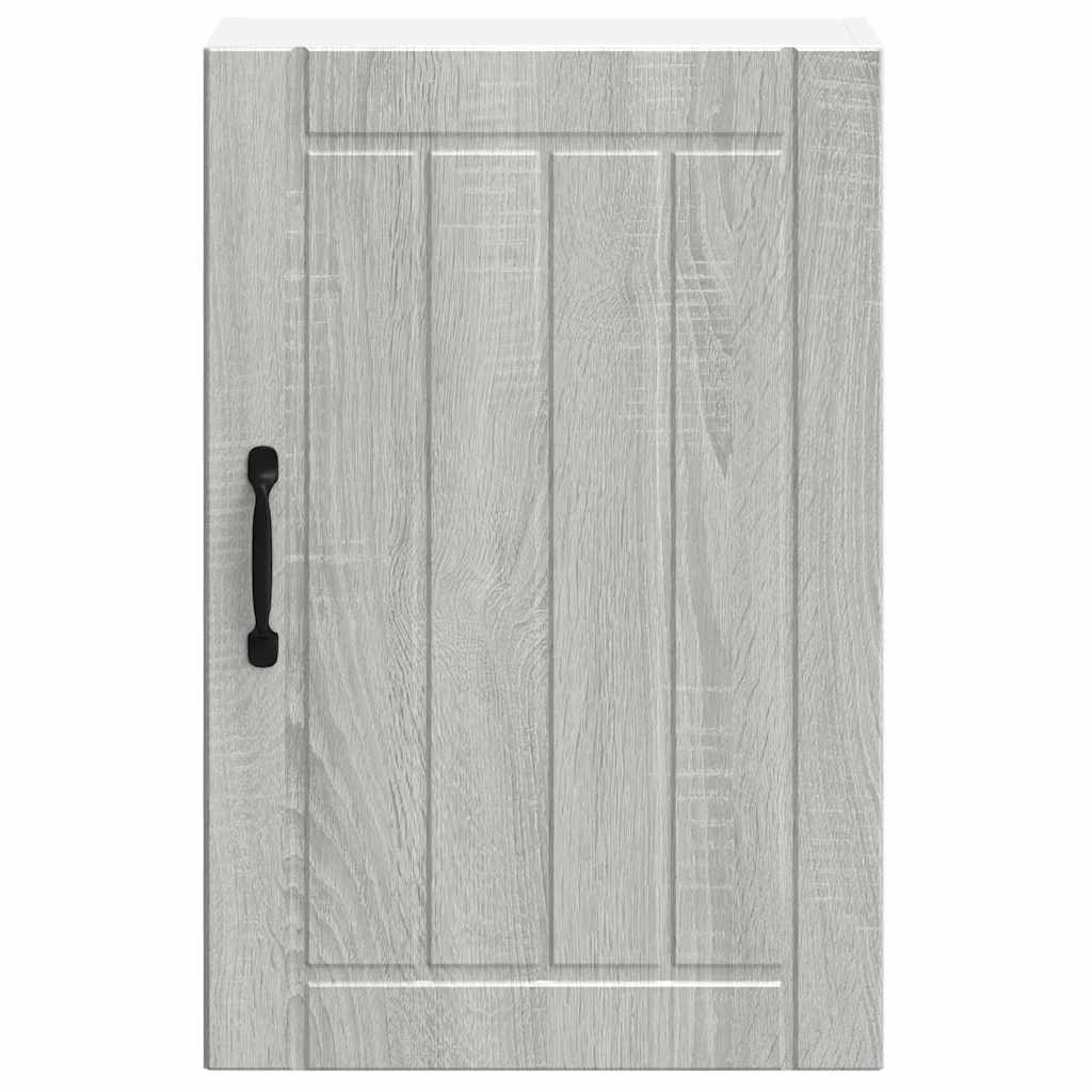 vidaXL Armario de pared cocina Lucca madera contrachapada gris sonoma