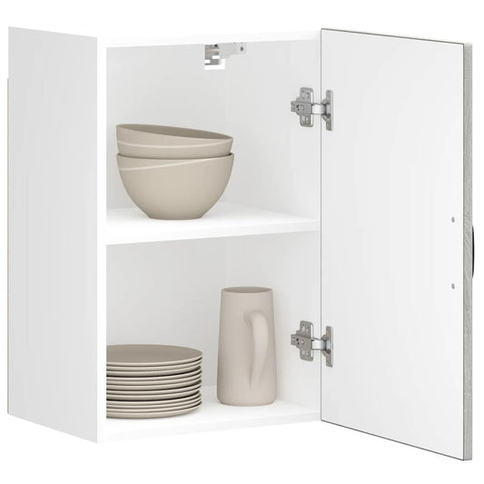 vidaXL Armario de pared cocina Lucca madera contrachapada gris sonoma