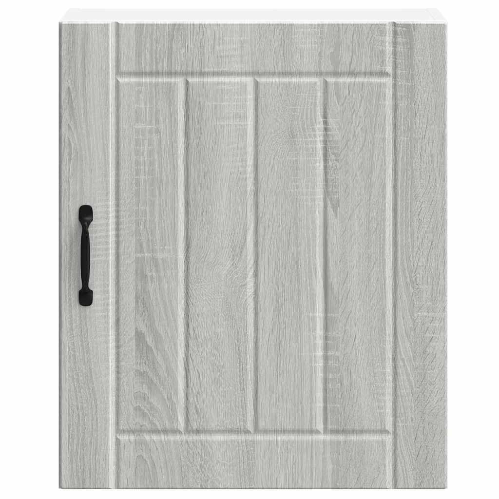 vidaXL Armario de pared cocina Lucca madera contrachapada gris sonoma