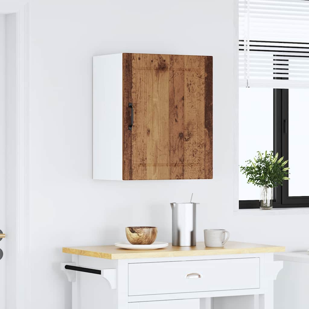 vidaXL Armario de pared de cocina Lucca madera vieja