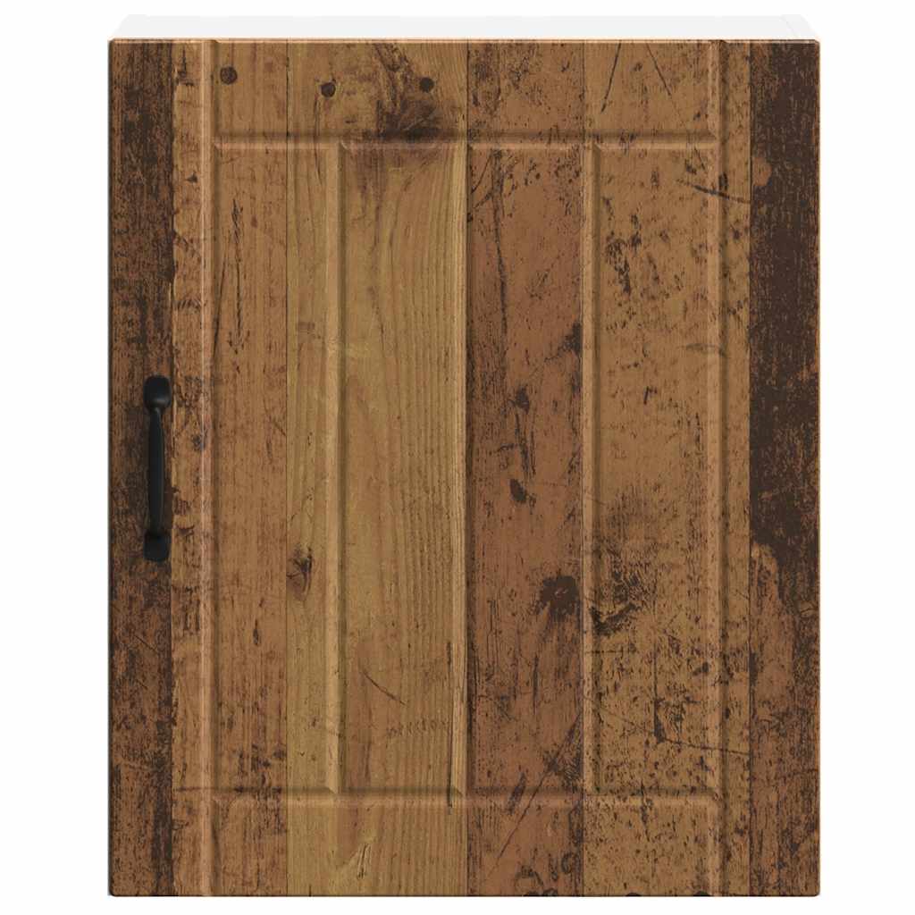 vidaXL Armario de pared de cocina Lucca madera vieja