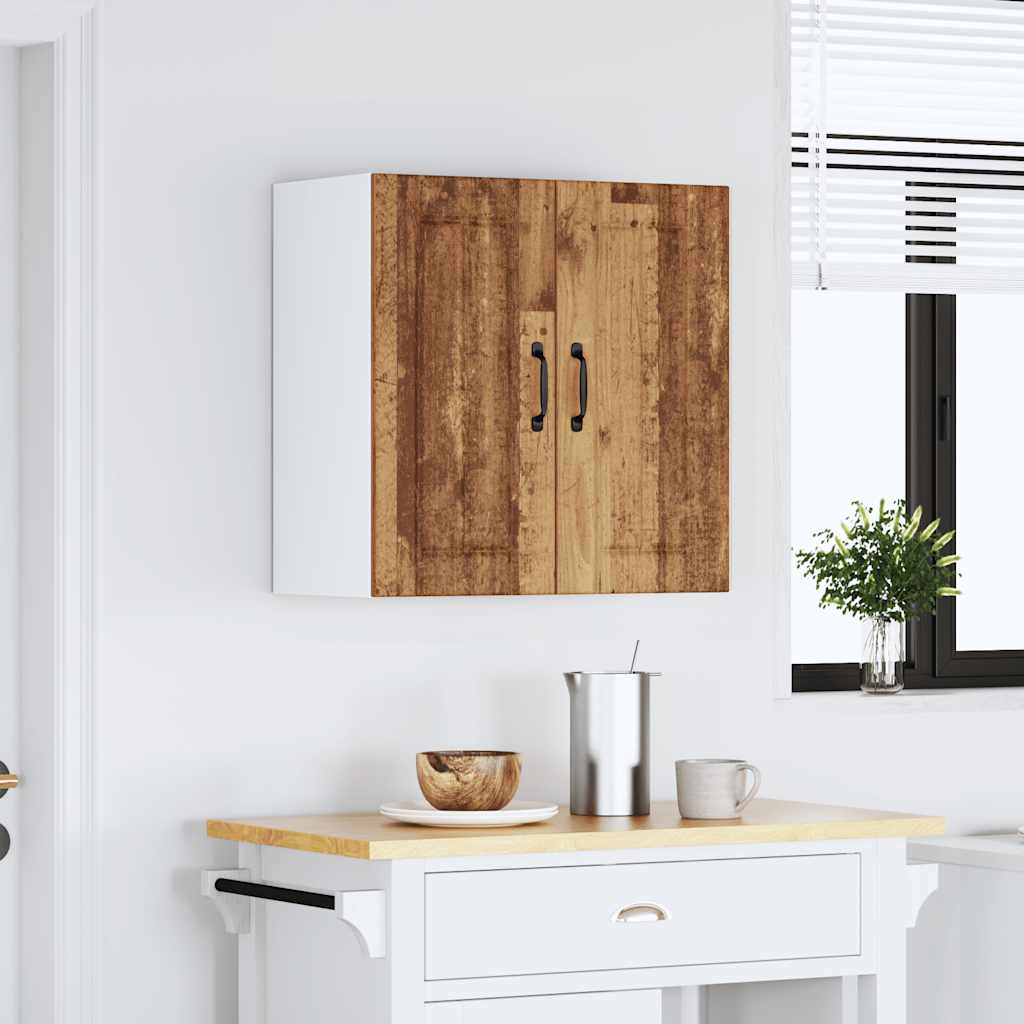 vidaXL Armario de pared de cocina Lucca madera vieja