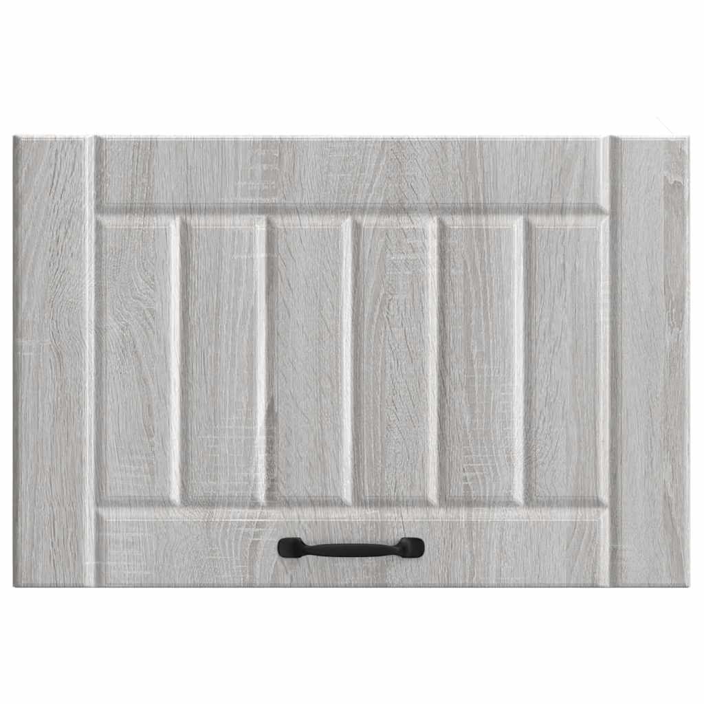 vidaXL Armario de pared cocina Lucca madera contrachapada gris sonoma