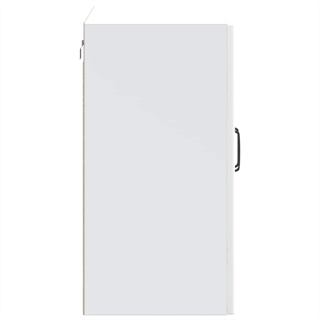 vidaXL Armario pared cocina puerta de cristal Lucca blanca