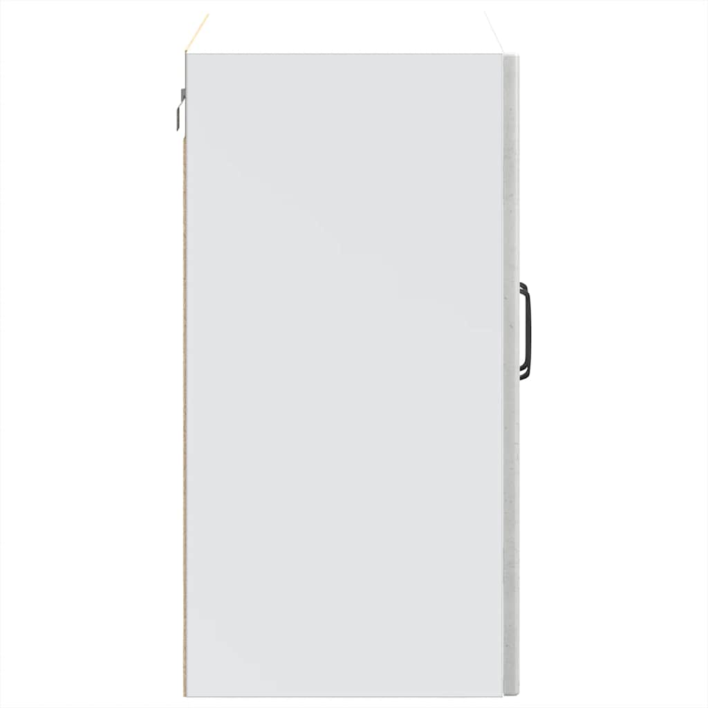 vidaXL Armario pared cocina puerta de cristal Lucca gris hormigón