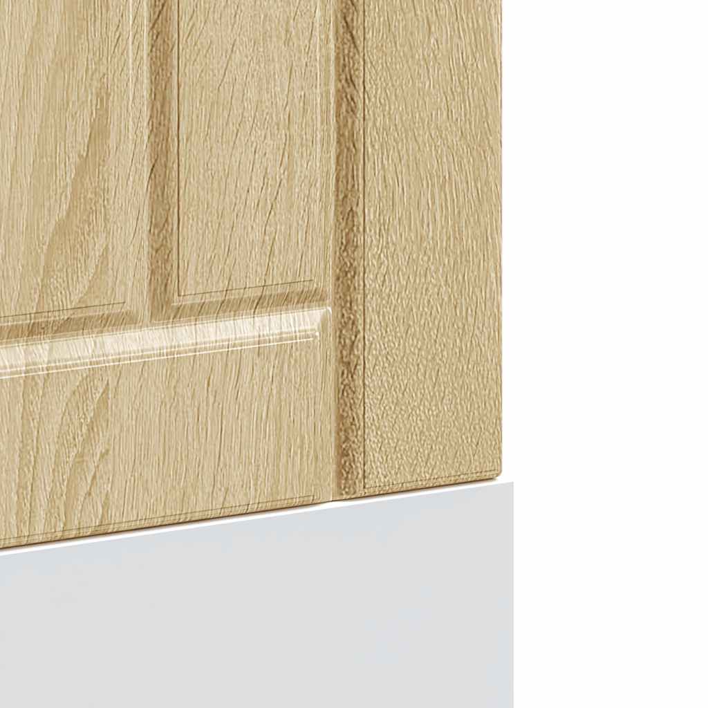 vidaXL Panel para lavavajillas Lucca madera contrachapada roble sonoma