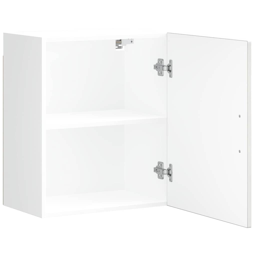 vidaXL Armario pared cocina Porto madera ingeniería blanca alto brillo