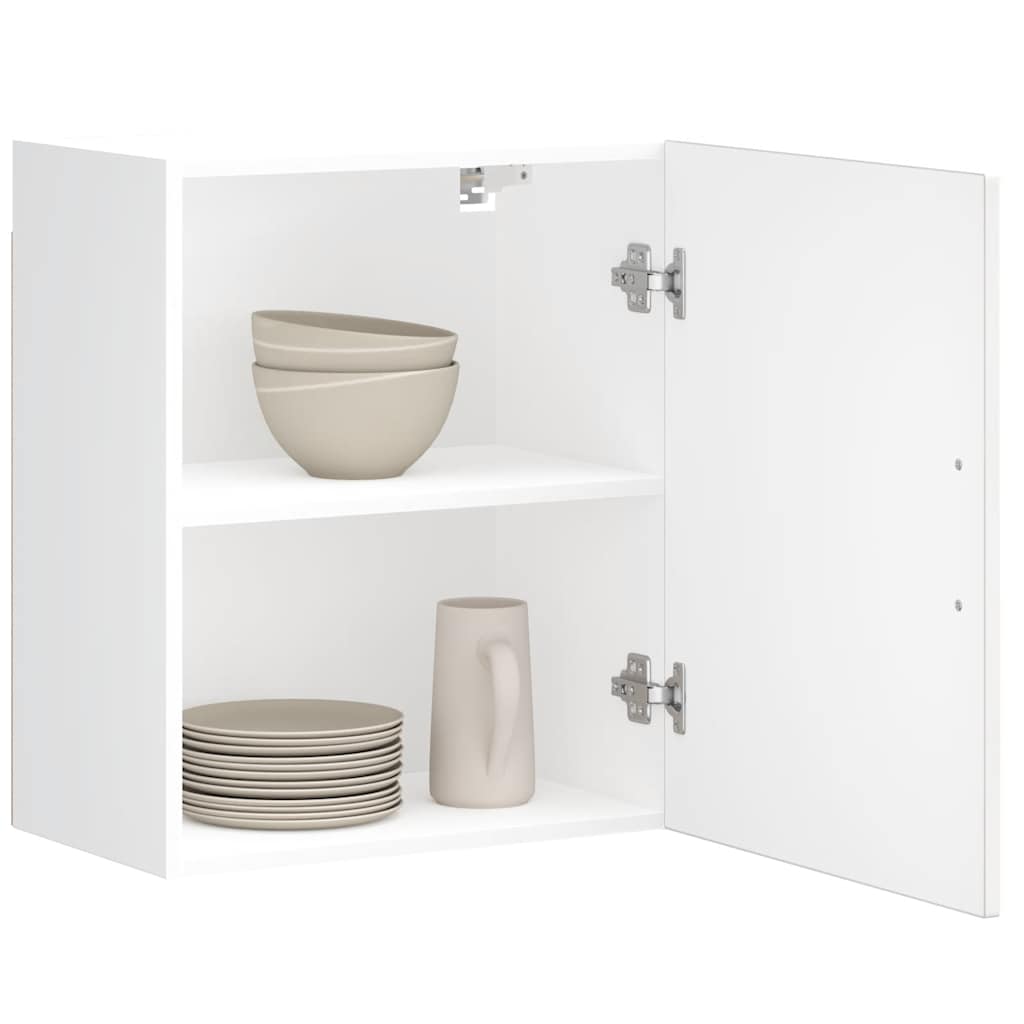 vidaXL Armario pared cocina Porto madera ingeniería blanca alto brillo