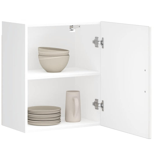 vidaXL Armario pared cocina Porto madera ingeniería blanca alto brillo