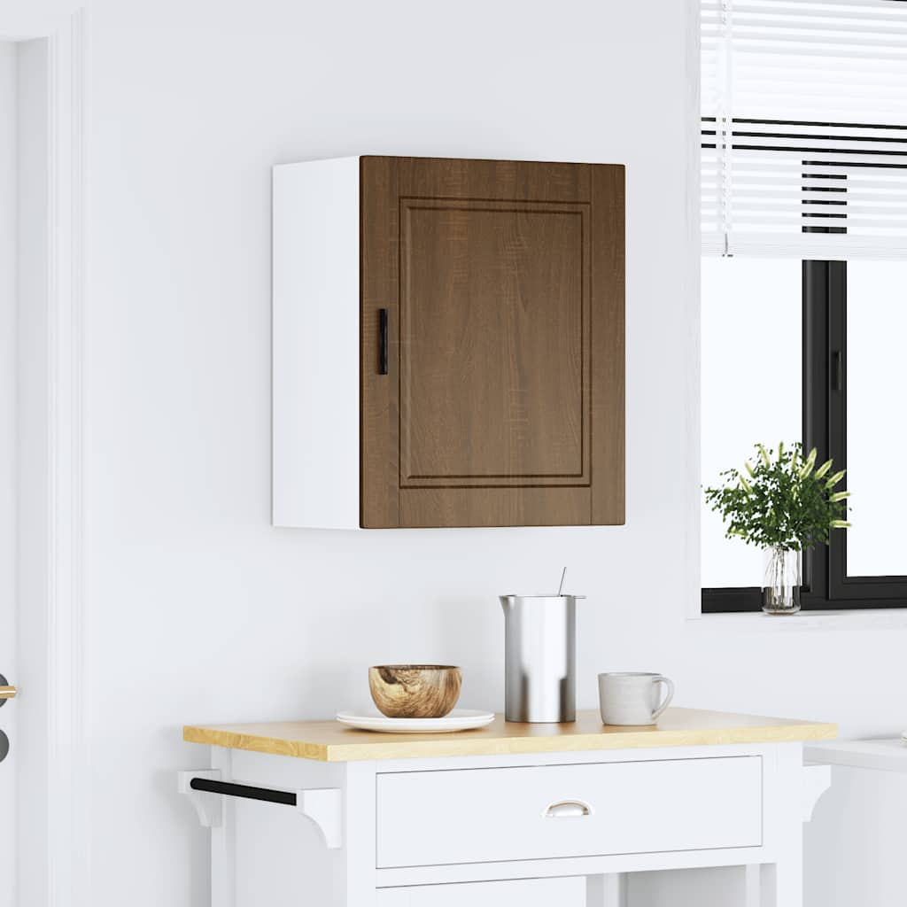 vidaXL Armario de pared cocina Porto madera ingeniería roble marrón