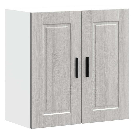 vidaXL Armario de pared de cocina Porto gris sonoma madera ingeniería