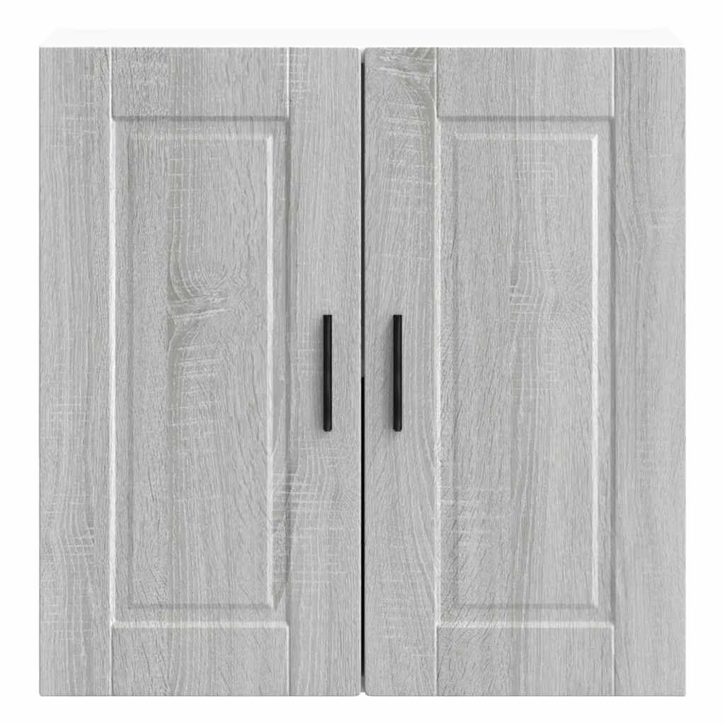 vidaXL Armario de pared de cocina Porto gris sonoma madera ingeniería