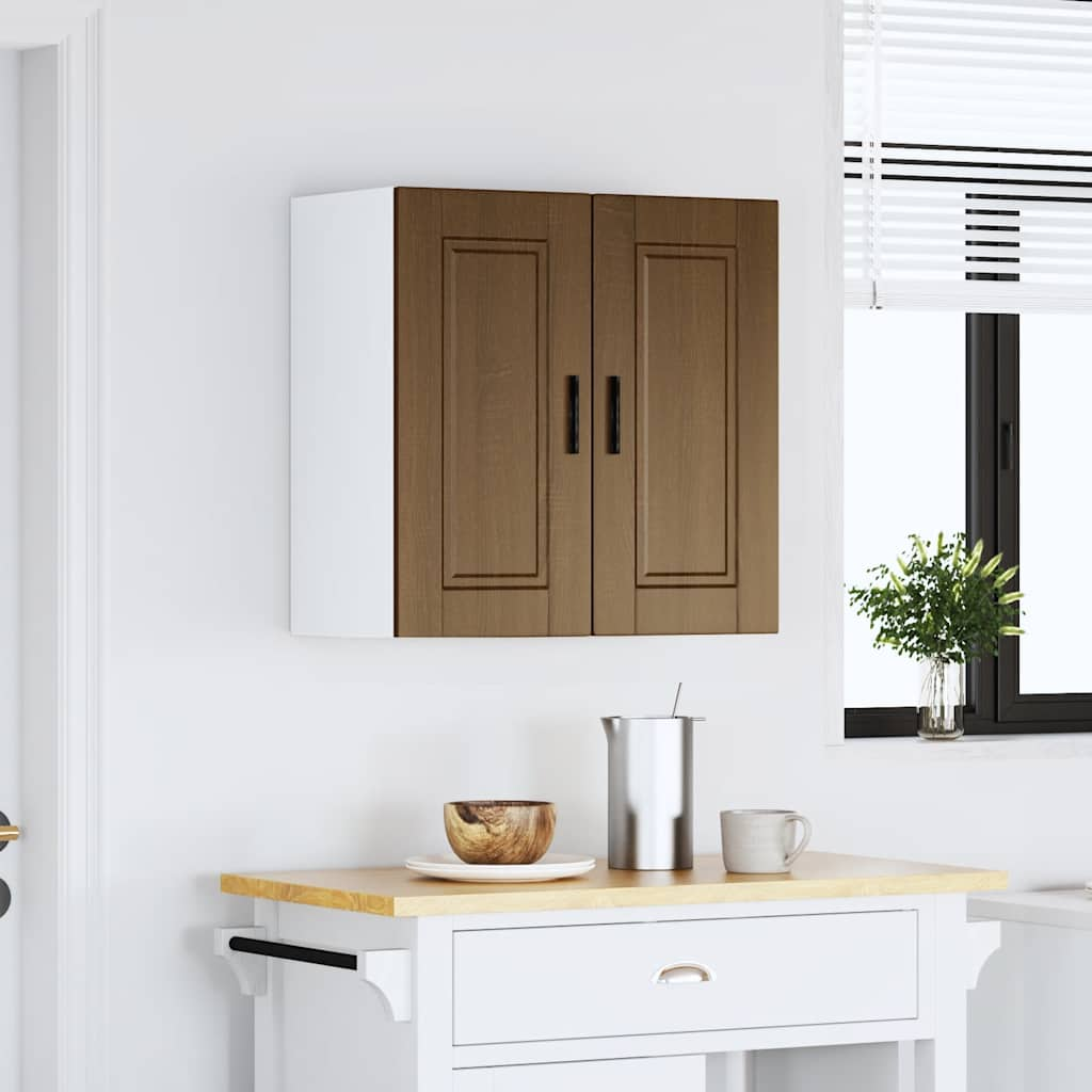 vidaXL Armario de pared cocina Porto madera ingeniería roble marrón