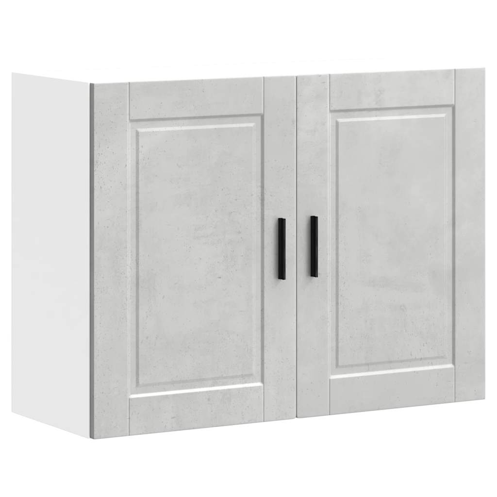 vidaXL Armario de pared cocina Porto madera ingeniería gris hormigón