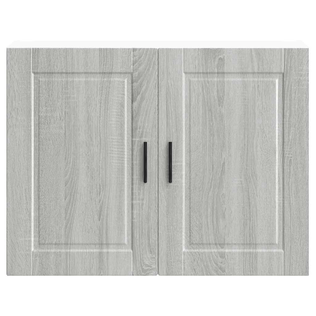 vidaXL Armario de pared de cocina Porto gris sonoma madera ingeniería