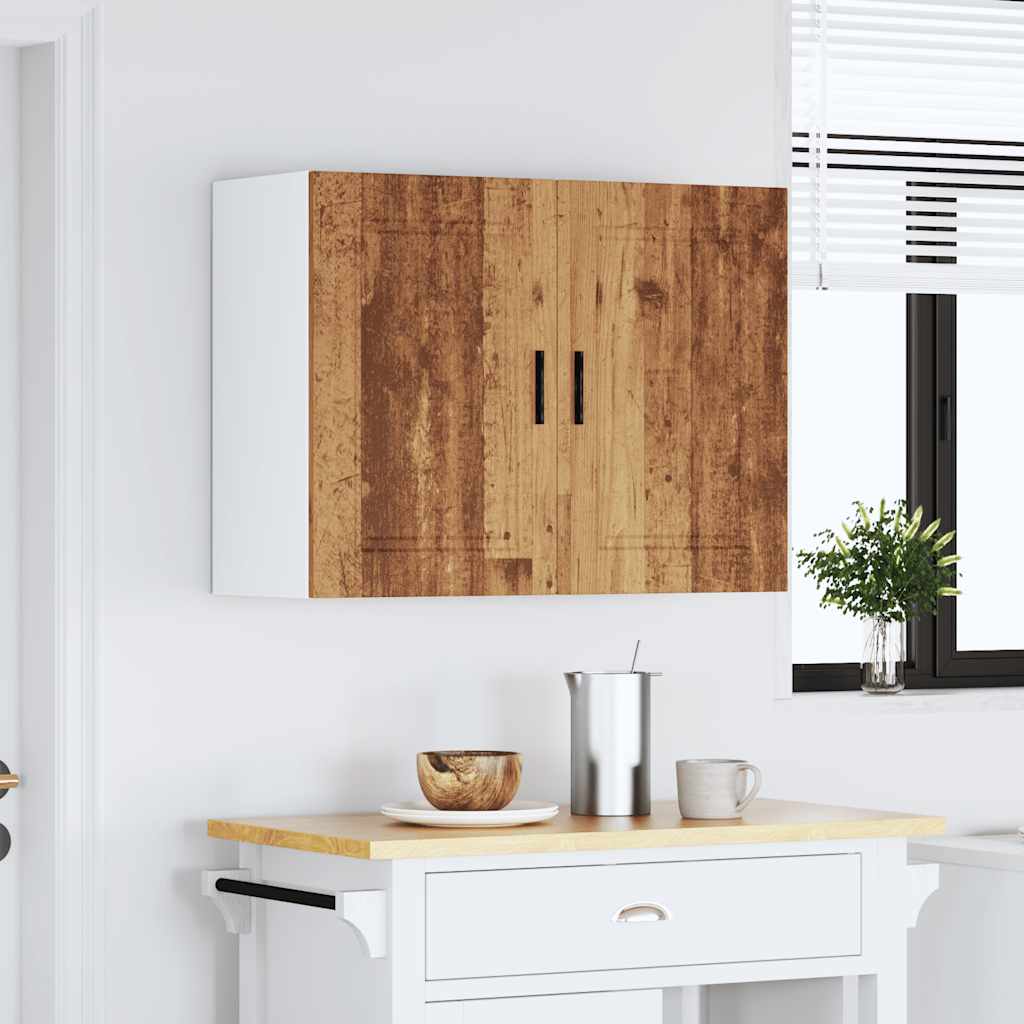 vidaXL Armario de pared de cocina Porto madera vieja madera ingeniería