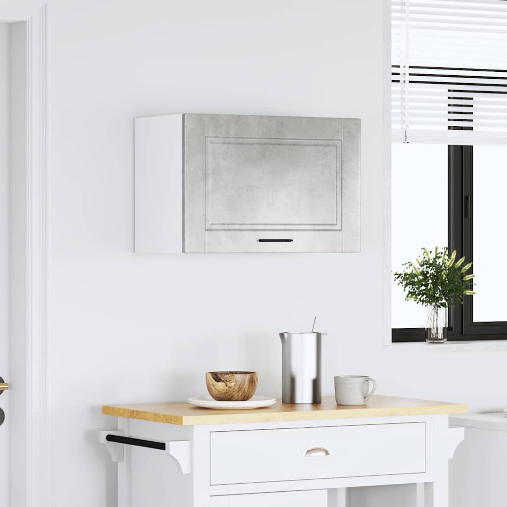 vidaXL Armario de pared cocina Porto madera ingeniería gris hormigón