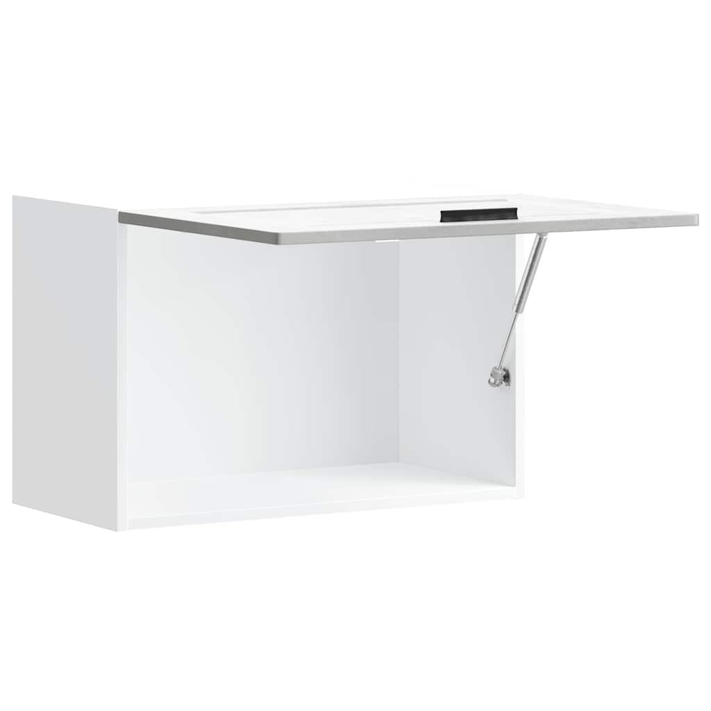 vidaXL Armario de pared cocina Porto madera ingeniería gris hormigón