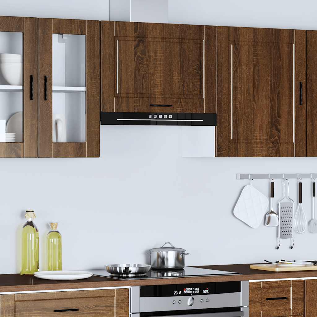 vidaXL Armario de pared cocina Porto madera ingeniería roble marrón