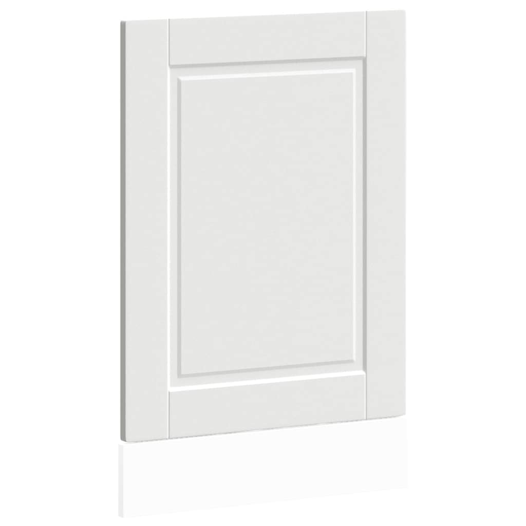 vidaXL Panel para lavavajillas Porto madera contrachapada blanco