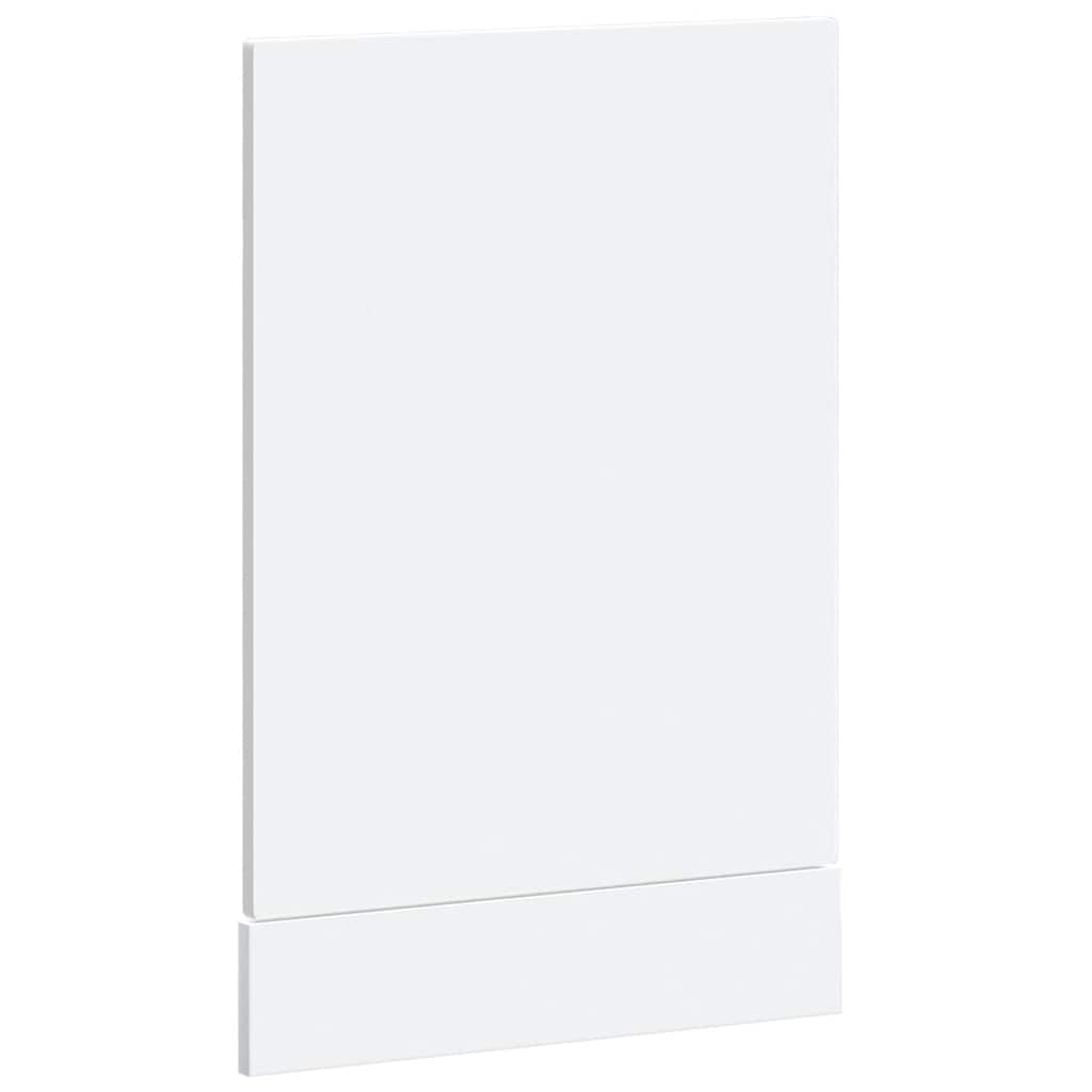 vidaXL Panel para lavavajillas Porto madera contrachapada blanco