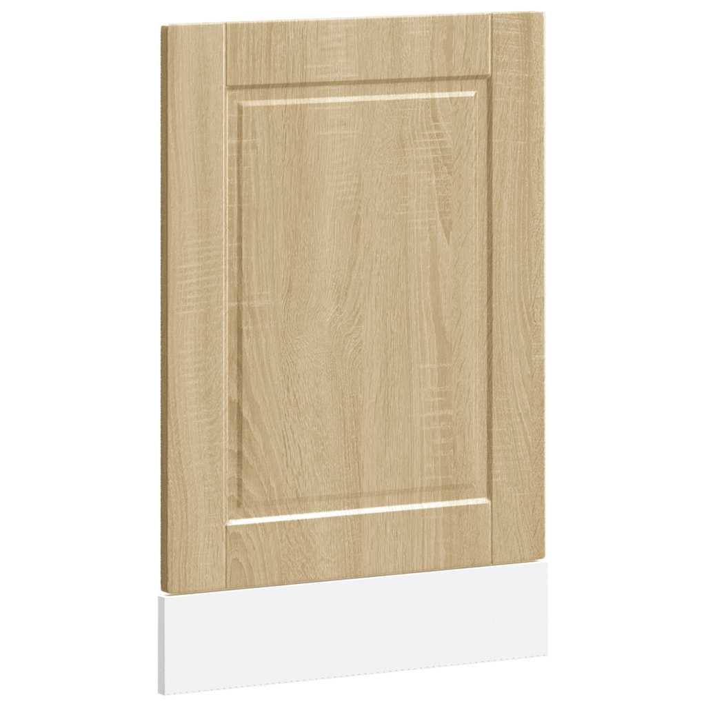 vidaXL Panel para lavavajillas Porto madera contrachapada roble sonoma