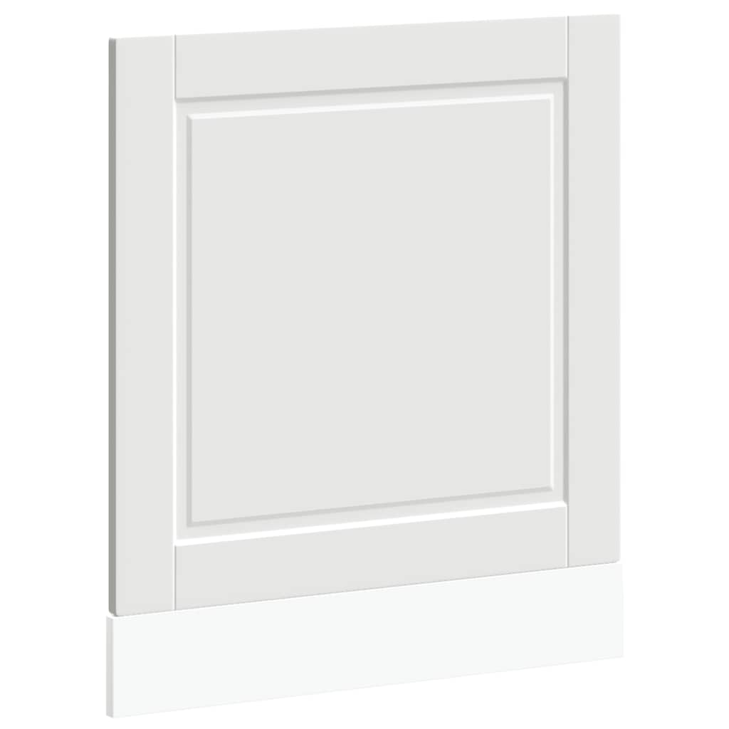 vidaXL Panel para lavavajillas Porto madera contrachapada blanco