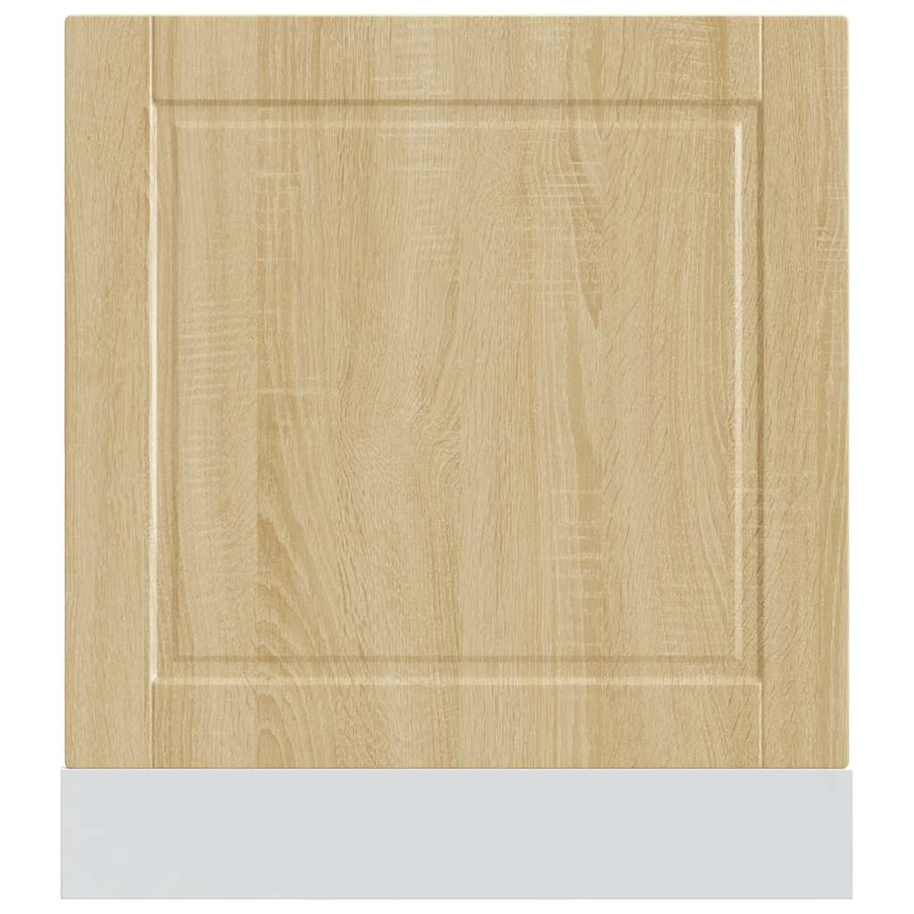 vidaXL Panel para lavavajillas Porto madera contrachapada roble sonoma