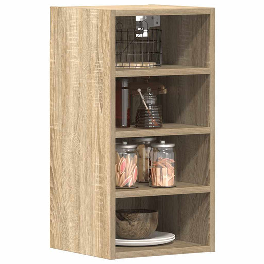 vidaXL Armario colgante cocina contrachapada color roble 30x29,5x60 cm