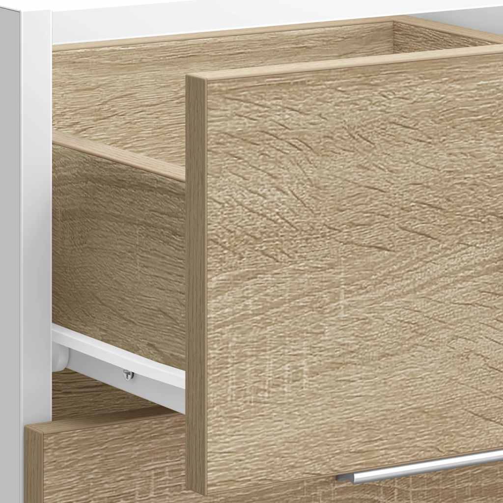 vidaXL Armario bajo de roble Sonoma 40x46x81,5 cm madera de ingeniería