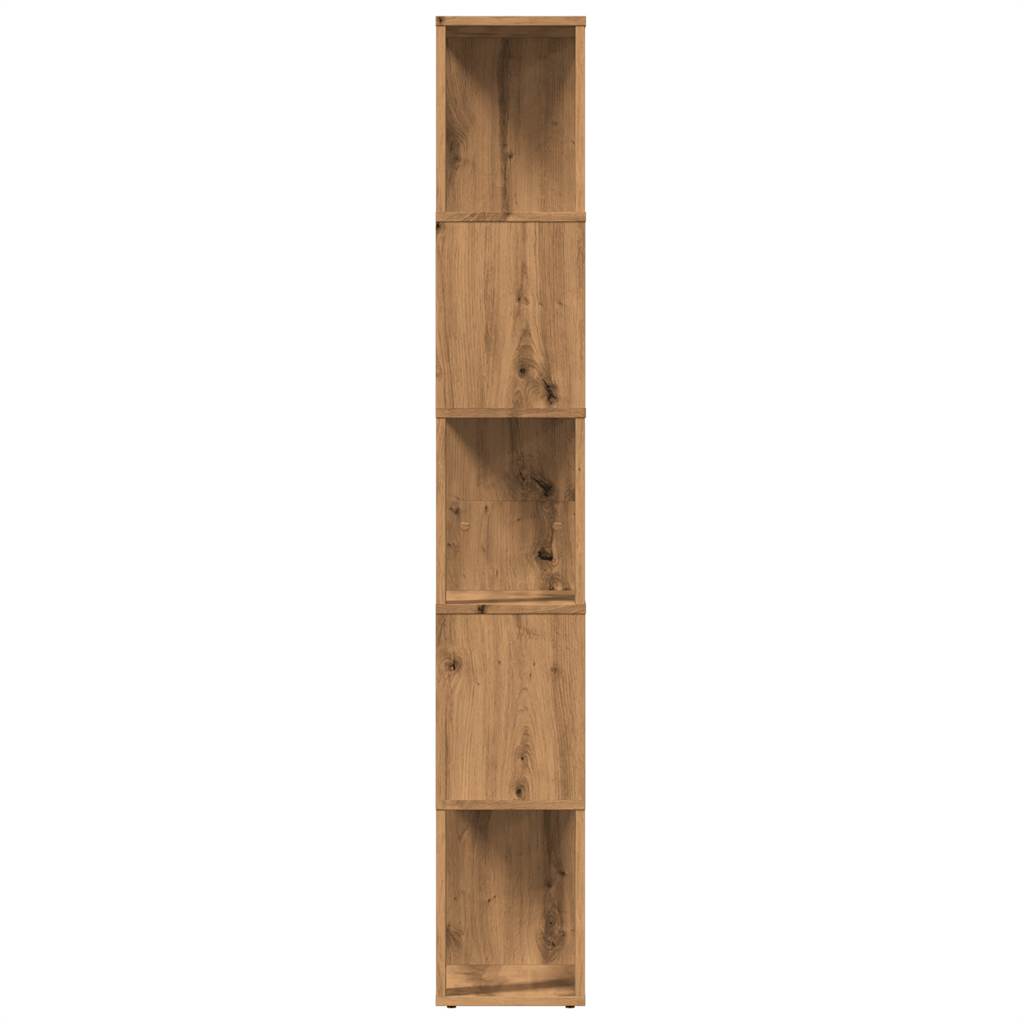 vidaXL Estantería de madera de ingeniería roble artisan 45x24x159 cm