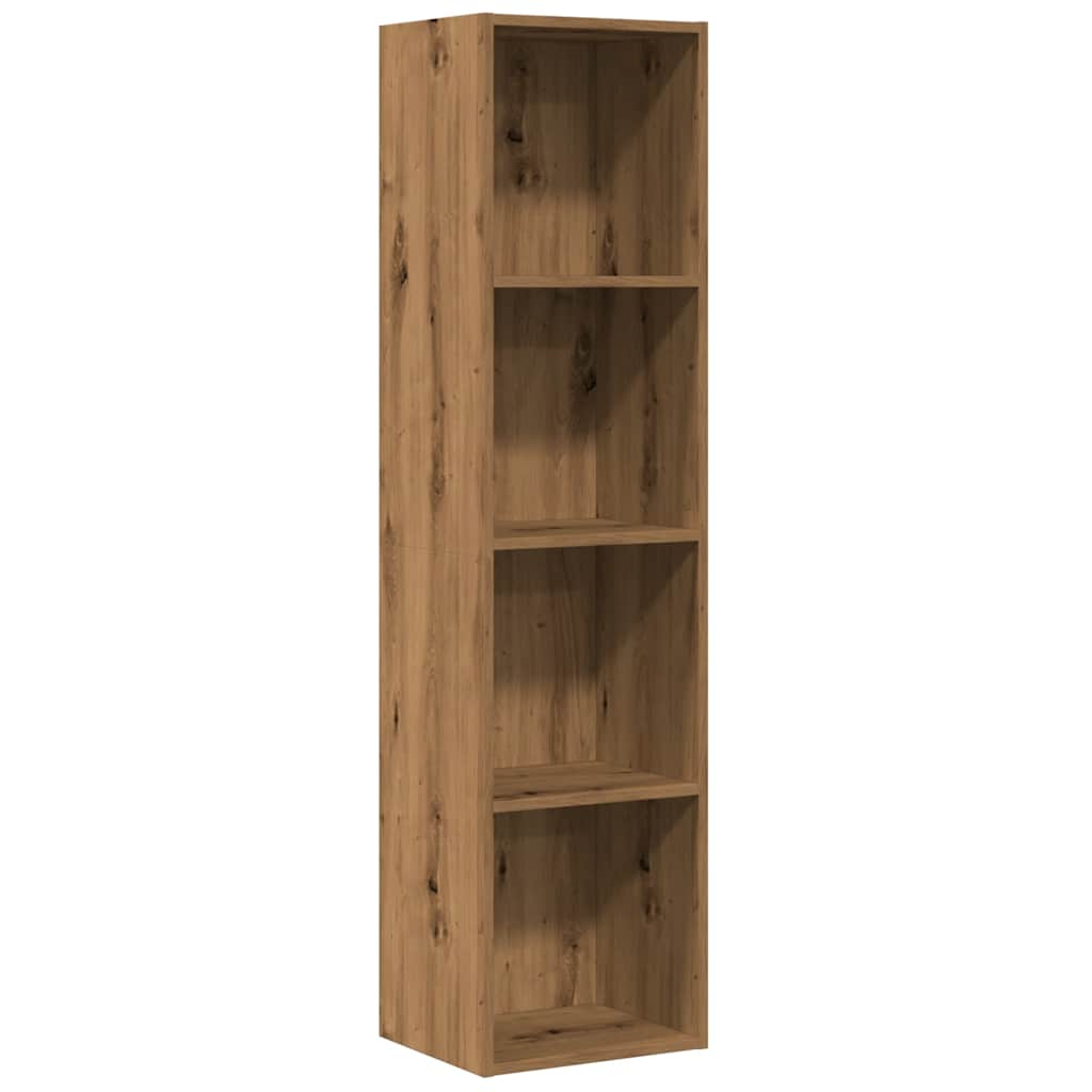 vidaXL Mueble de TV/Librería roble artesanal 36x30x143cm