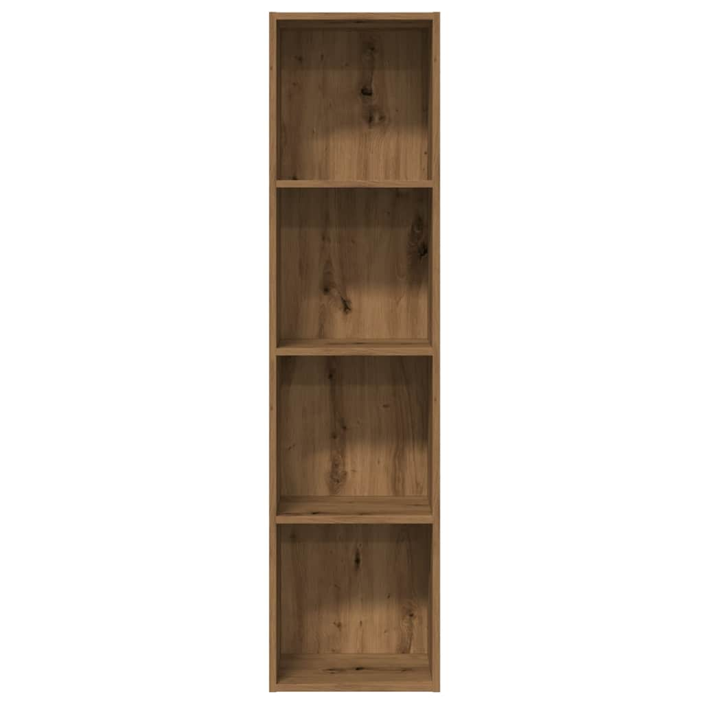 vidaXL Mueble de TV/Librería roble artesanal 36x30x143cm