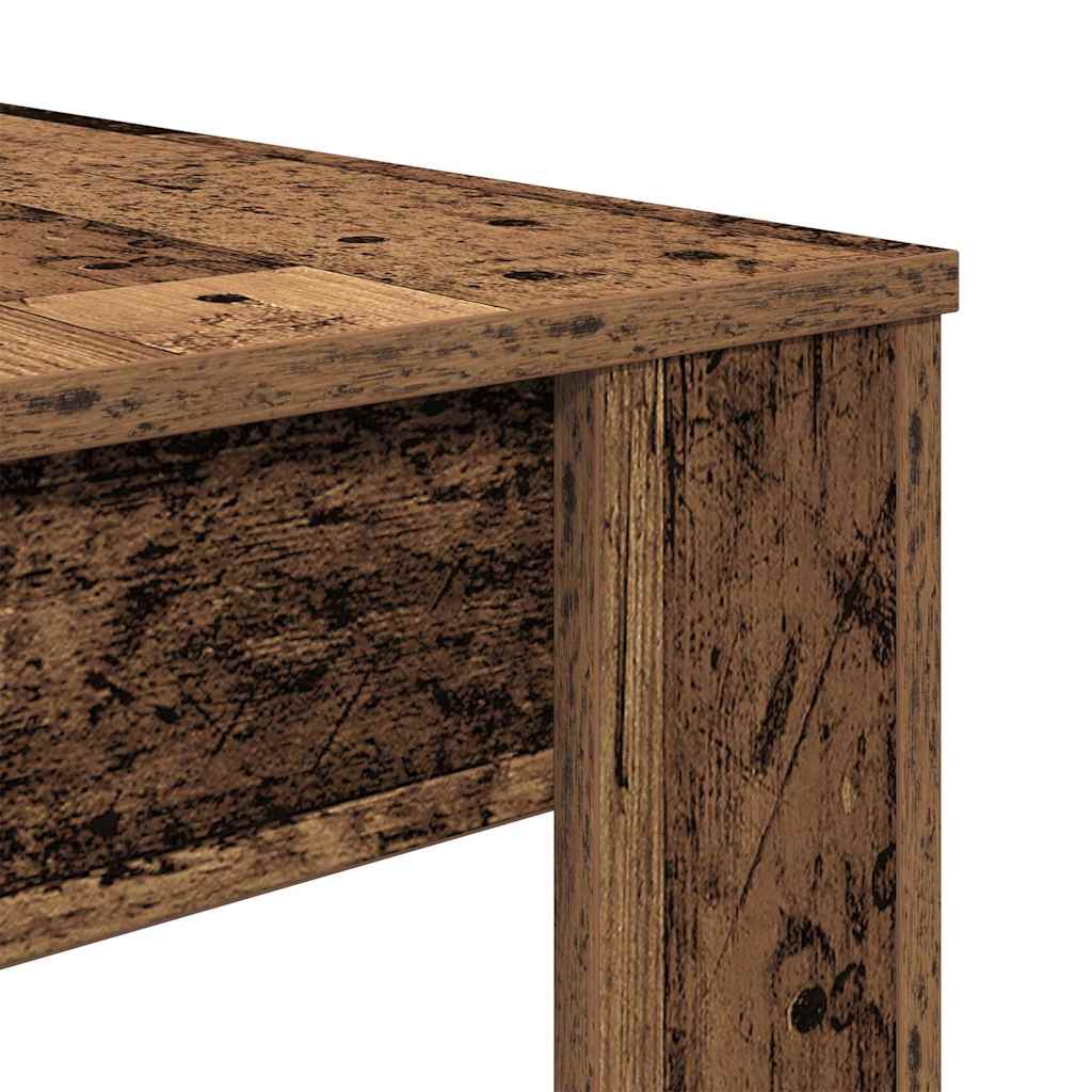 vidaXL Mesa de comedor de madera contrachapada madera vieja