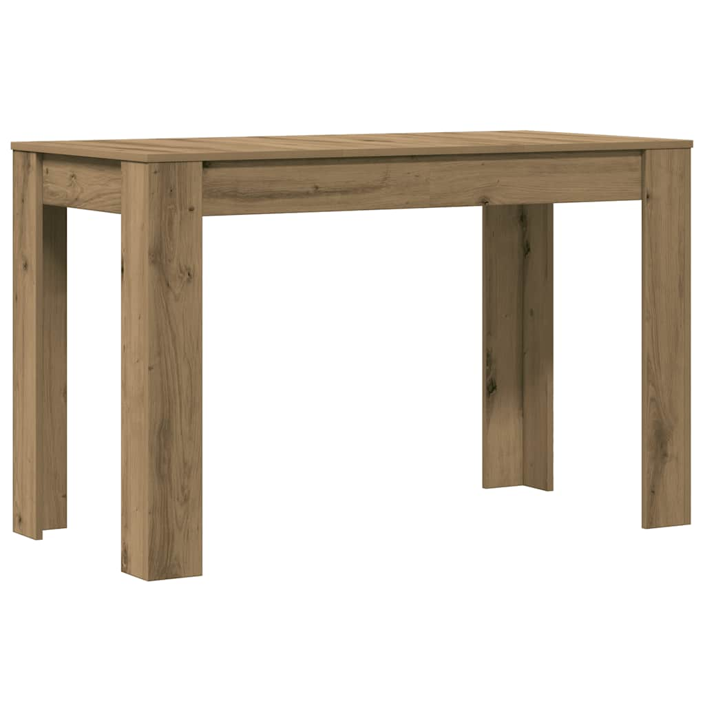 vidaXL Mesa de Comedor Roble Artesano 120x60x76cm madera reconstituida