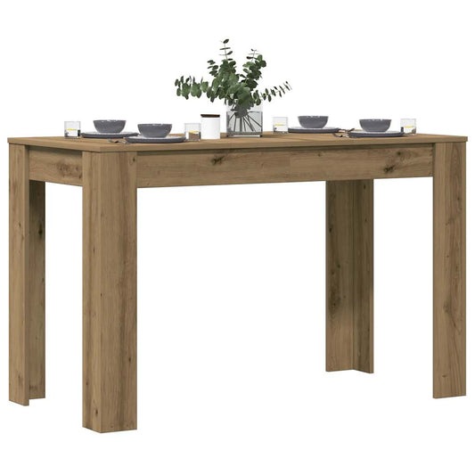 vidaXL Mesa de Comedor Roble Artesano 120x60x76cm madera reconstituida