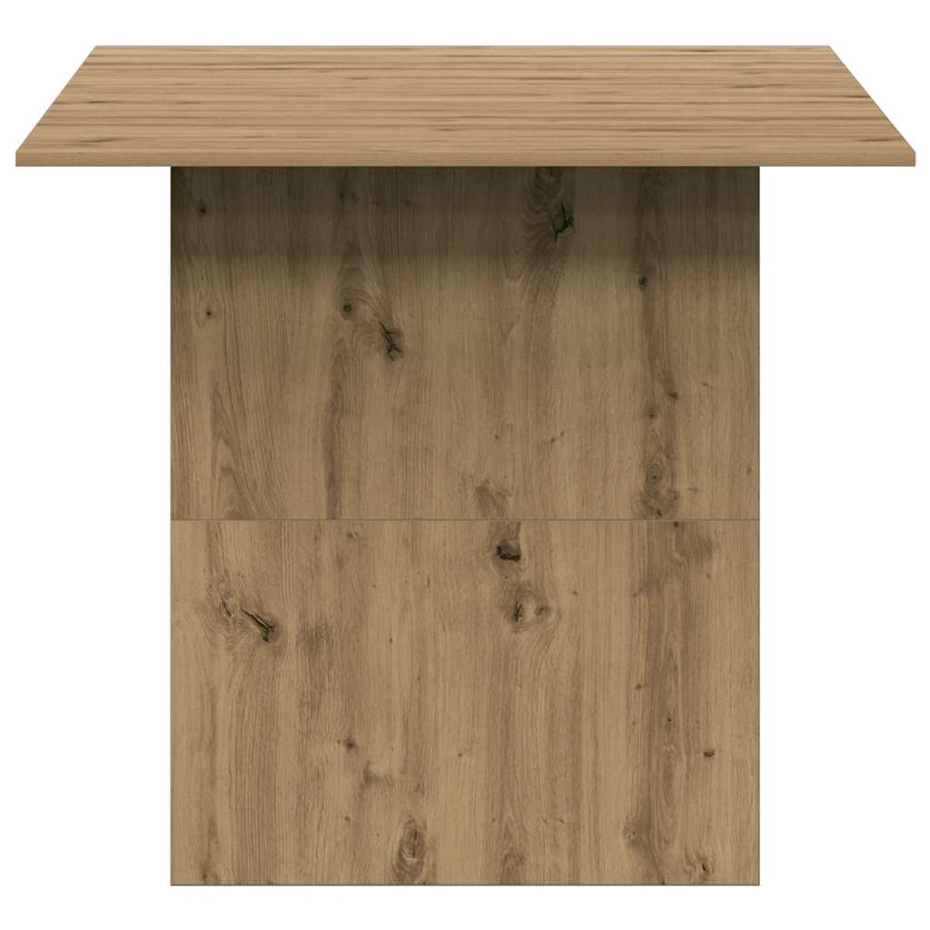 vidaXL Mesa de comedor madera ingeniería roble artisan 180x90x76 cm