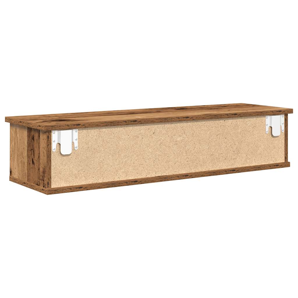 vidaXL Armario de pared madera ingeniería envejecida 88x26x18,5 cm