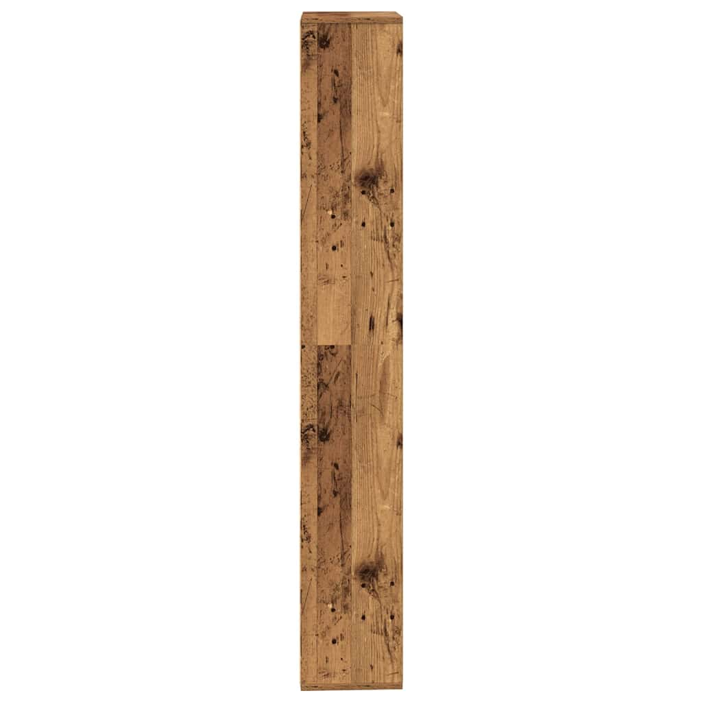 vidaXL Estantería madera de ingeniería madera envejecida 157x24x160 cm