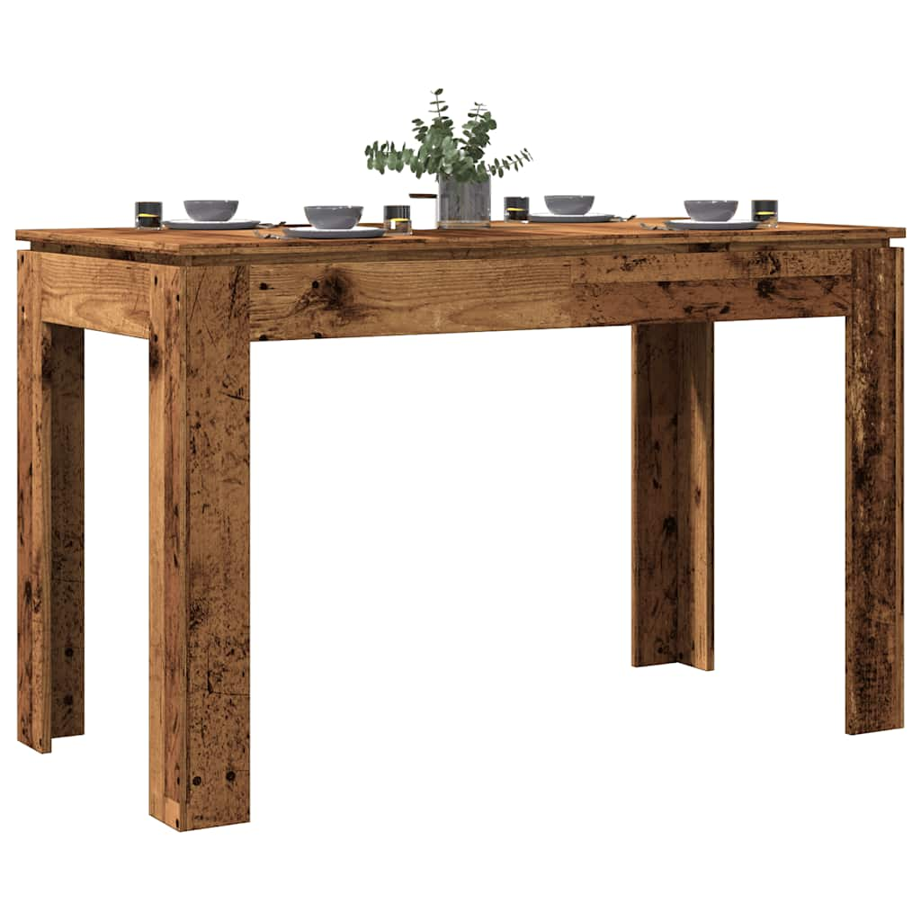 vidaXL Mesa de comedor de madera contrachapada madera vieja