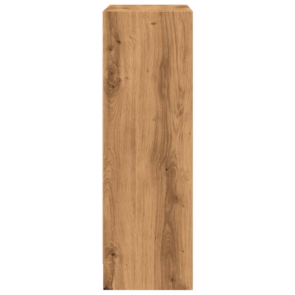 vidaXL Estantería de madera de ingeniería roble artesano 60x24x76 cm