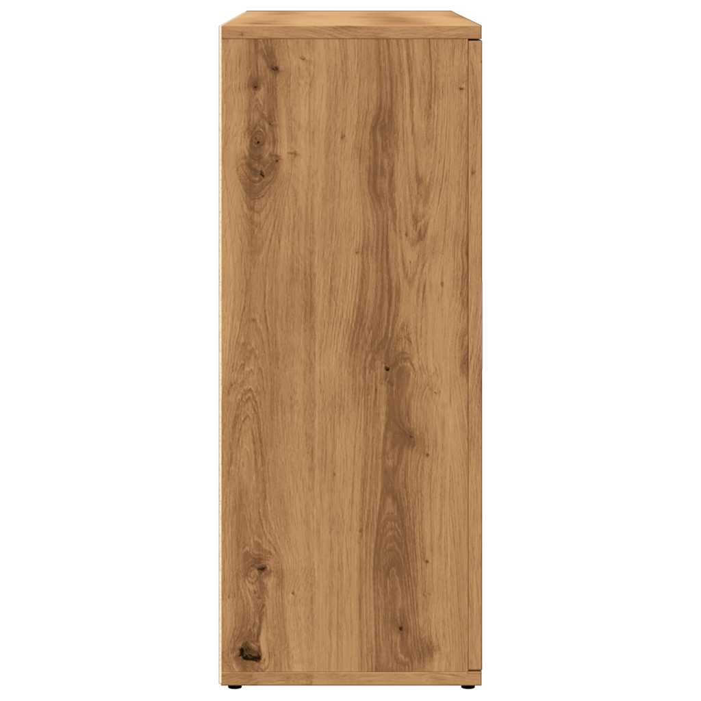 vidaXL Aparador de madera de ingeniería roble artisan 91x29,5x75 cm