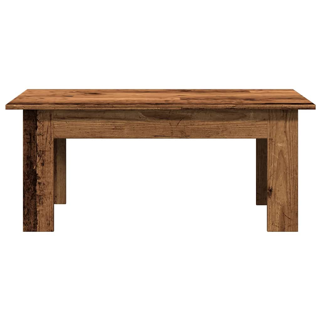 vidaXL Mesa de centro madera contrachapada madera envejecida