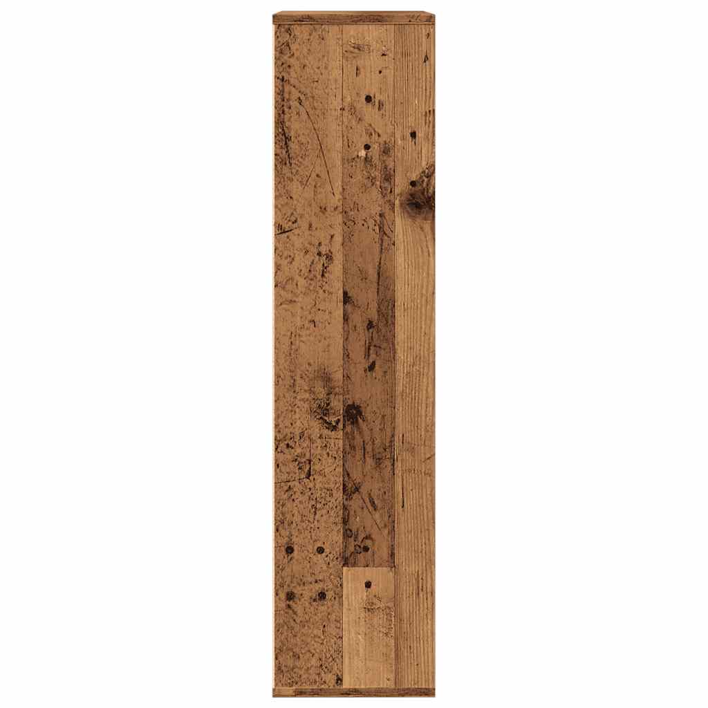 vidaXL Estantería madera envejecida 50x25x104 cm