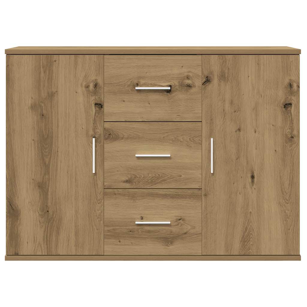 vidaXL Aparador de madera de ingeniería roble artisan 90x29,5x65 cm