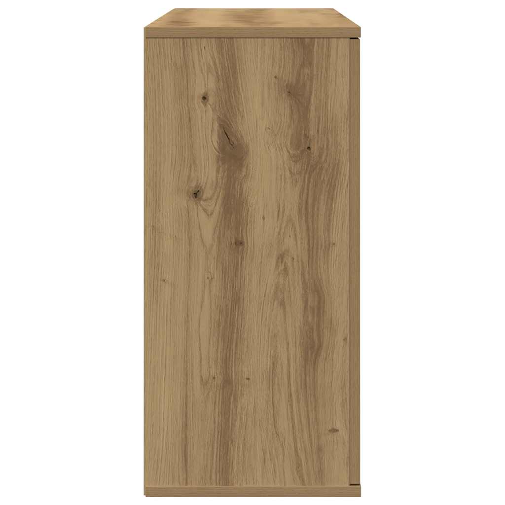 vidaXL Aparador de madera de ingeniería roble artisan 90x29,5x65 cm