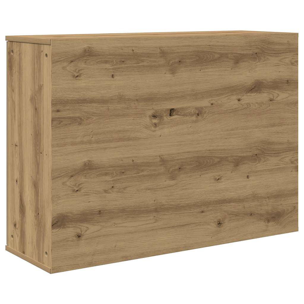 vidaXL Aparador de madera de ingeniería roble artisan 90x29,5x65 cm