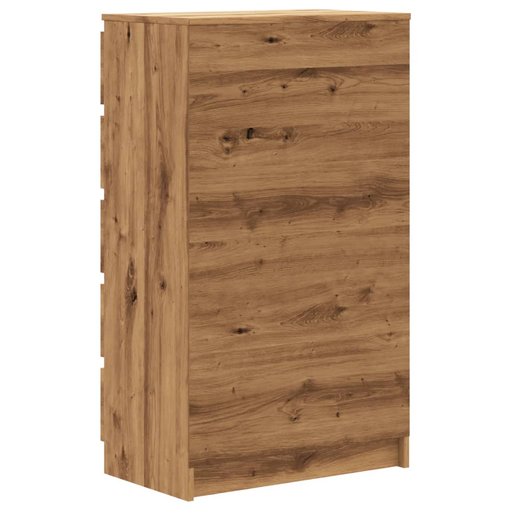 vidaXL Cajonera de madera de ingeniería roble artisan 60x36x103 cm