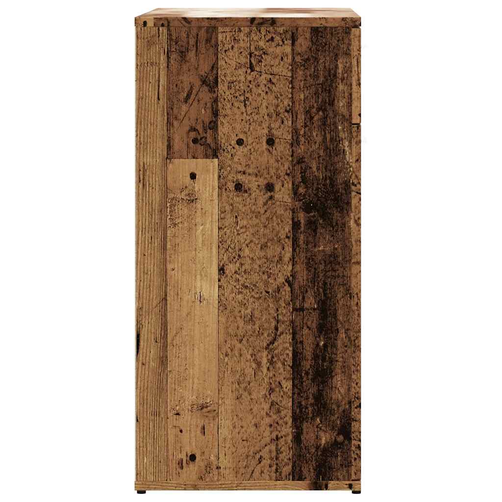 vidaXL Aparador de madera contrachapada madera vieja 80x36x75 cm